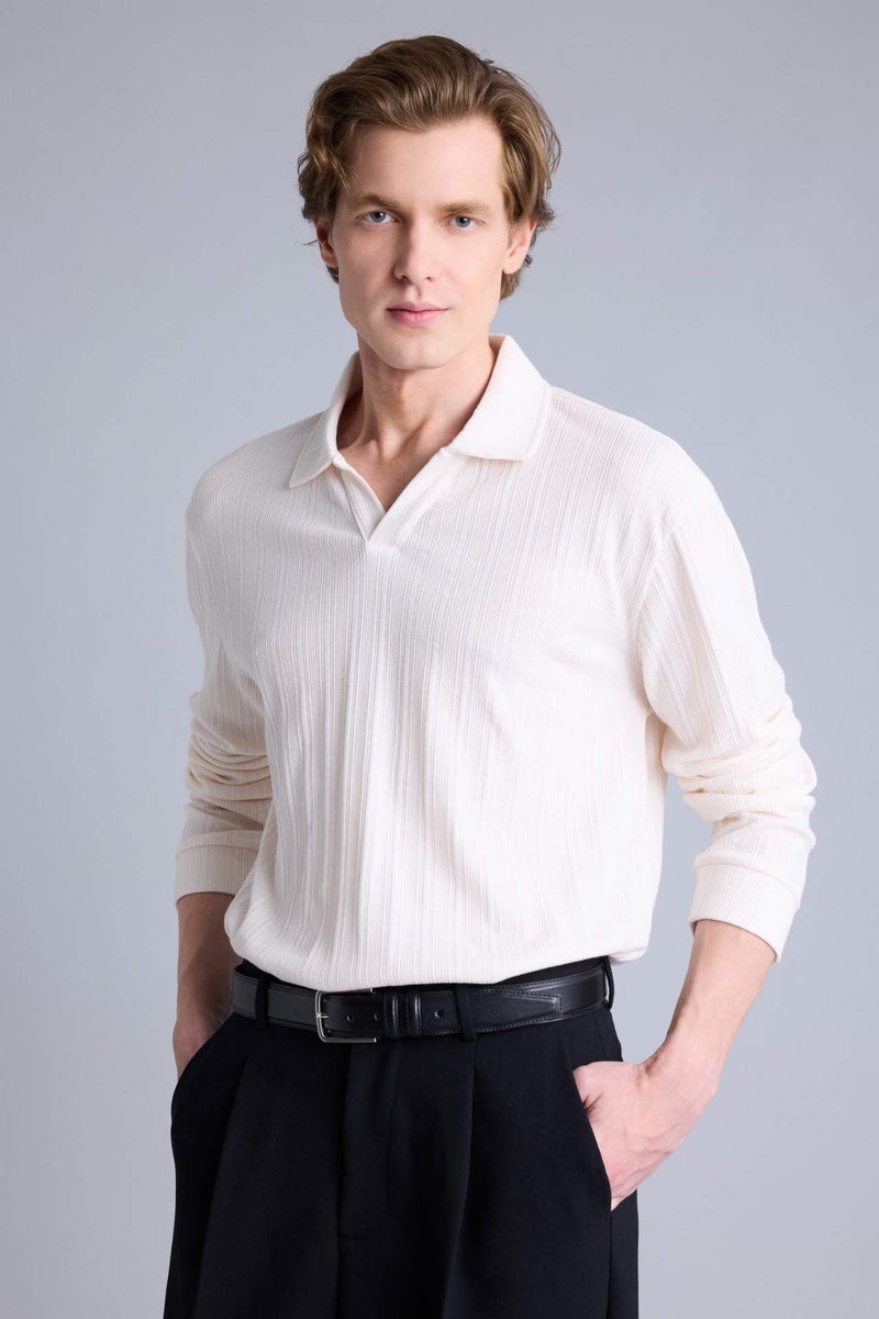 DeFacto Regular Fit Long Sleeve Sweatshirt - Image 1