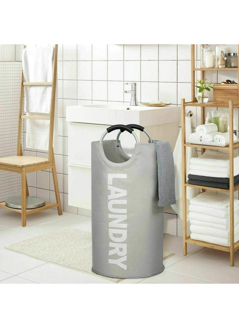 Ekdant Ekdant Large Laundry Basket with Handles Collapsible Laundry Bag Foldable Laundry Hamper Foldable Dirty Clothes Storage Bag for Laundry RoomDurable and Easy to CleanEasy To Use  - Image 2