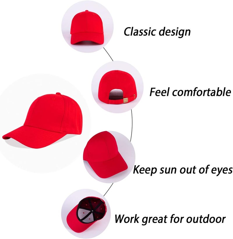 LANGZHEN Unisex Baseball Cap 100% Cotton Fits Men Women Washed Denim Adjustable Dad Hat - Image 5