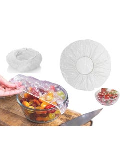 Afili Home 8-Piece Reusable Food Protective Rubberized Transparent Pot Bonnet Food Protective Pot Pan Plate Bonnet 8-Piece Food Storage Bonnet  - Image 2