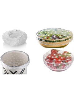 Afili Home 8-Piece Reusable Food Protective Rubberized Transparent Pot Bonnet Food Protective Pot Pan Plate Bonnet 8-Piece Food Storage Bonnet  - Image 3