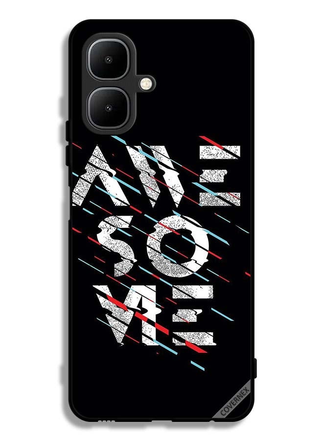 Infinix Smart 10 Protective Case Cover Calligraphy Word Awesome