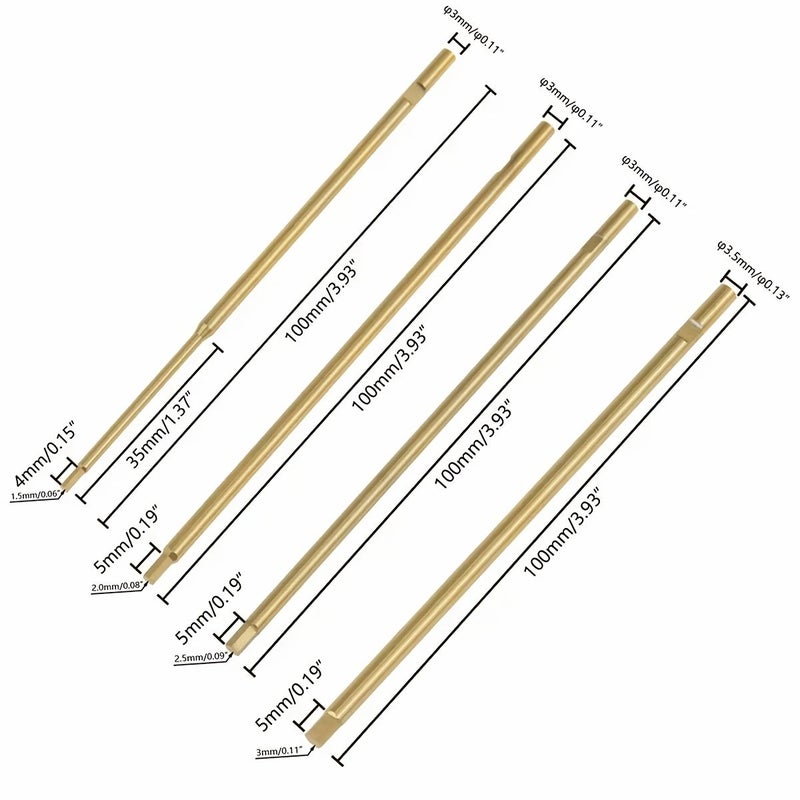 1.3mm Titaium Nitride Hex Screwdriver Set for RC Quadcopter FPV Car Repair - Image 3