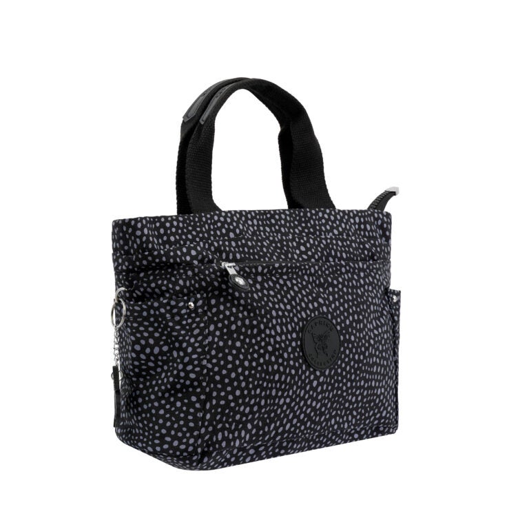 CAPRICE COLLECTION Unisex Small Shoulder Bag – Charcoal Grey, Water-Resistant Nylon, 9.5L Capacity - Image 5