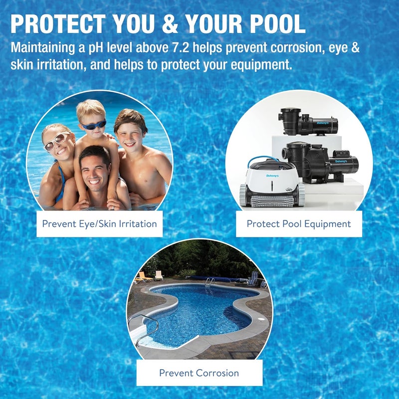 Dohenys pH Plus | Raise Your Swimming Pool pH Level | Made in USA | Pro-Grade Granular Soda Ash (Sodium Carbonate) | Proper pH Levels Protect Equipment & Prevent Eye and Skin Irritation | 10 LB - Image 3