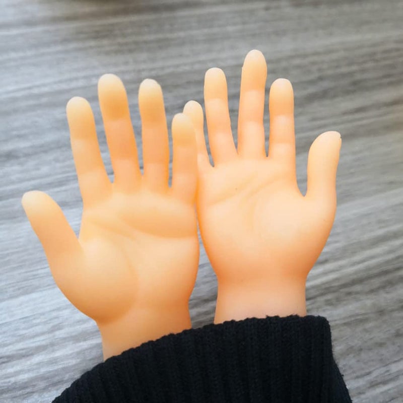 fnqiank 30 Pcs Tiny Finger Hands Mini Rubber Finger Puppets, Miniature Small Hands Ealistic Cute Little Hand Finger for Gifts Puppet Show Prank Gag Performance Party Favors - Image 5