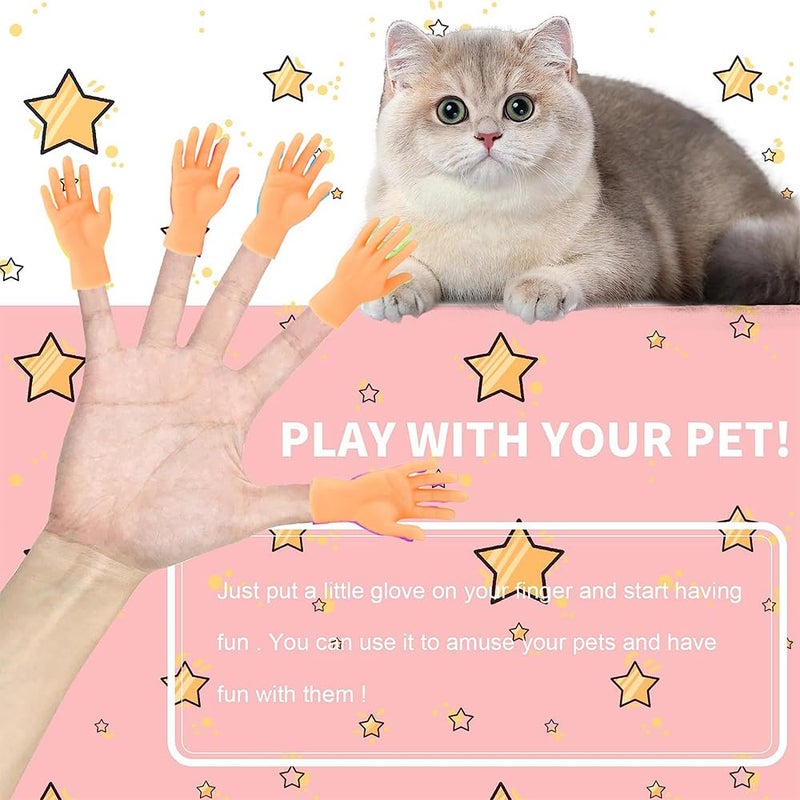 fnqiank 30 Pcs Tiny Finger Hands Mini Rubber Finger Puppets, Miniature Small Hands Ealistic Cute Little Hand Finger for Gifts Puppet Show Prank Gag Performance Party Favors - Image 3