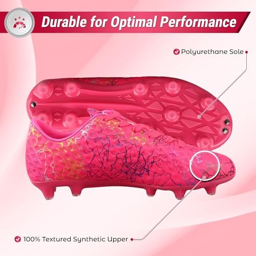 Vizari Zodiac Firm Ground Soccer Cleats for Boys and Girls | Lightweight & Durable Football Shoes with Molded TPU Outsole | Youth Cleats with Secure Lace-Up Closure for Maximum Traction & Performance - Image 2