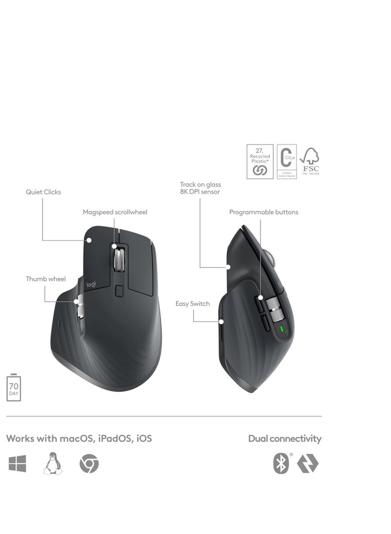 Logitech MX Keys Combo - Performance Wireless Keyboard and Mouse  - Image 2