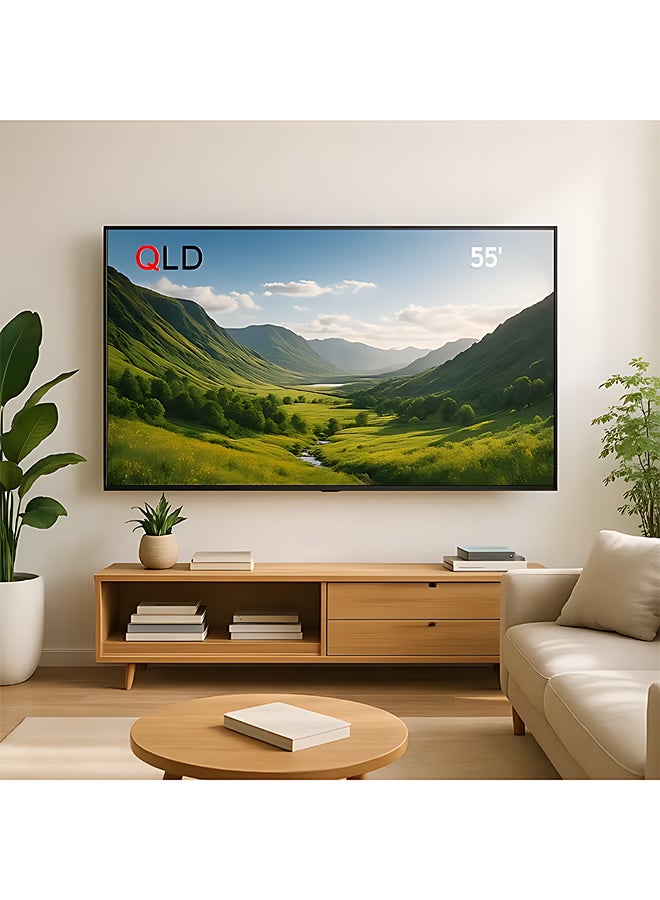 QLD شاشة سمارت - 55 بوصة -اندرويد 14 - LED - بدون إطار - QLDT-55S1 - Image 3