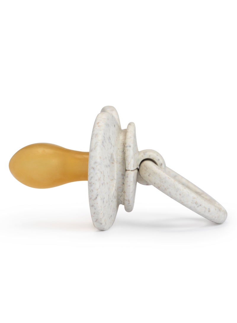 Elli Junior Elodie Details - Bamboo Pacifier Natural Rubber 0-6 months - Vanilla White - Image 1