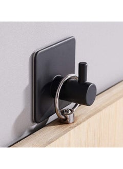 KASTWAVE 4 Pcs Self Adhesive Hooks, Stick on Hooks Holder for Coat Towel Kitchen Bathroom Office, Stainless Steel Sticky Wall Door Hooks, Waterproof, No drilling, Resists Corrosion  - Image 3