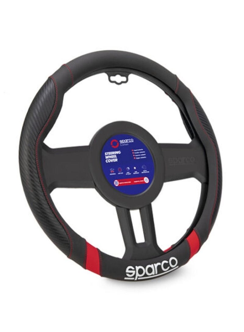 Sparco Steering Wheel Cover - Red Stripes - Image 2