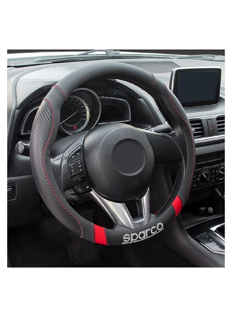 Sparco Steering Wheel Cover - Red Stripes - Image 3