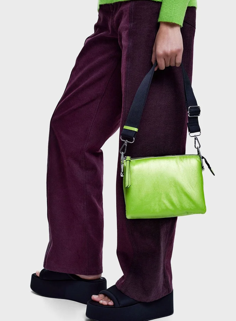 PARFOIS Metallic Crossbody Bag