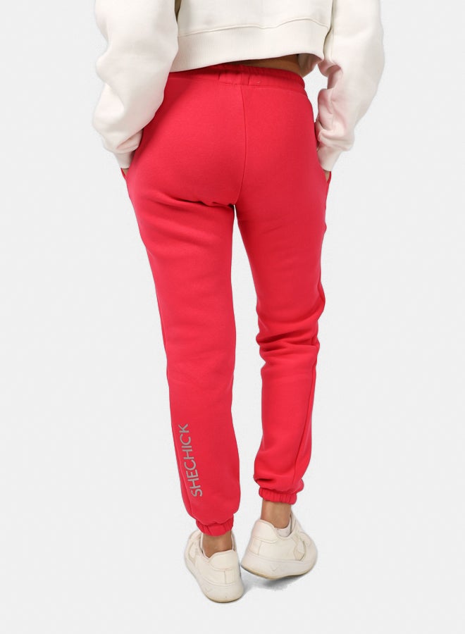 SHECHICK Shechick Perfect Fit Hot Pink Sweatpants - Image 3
