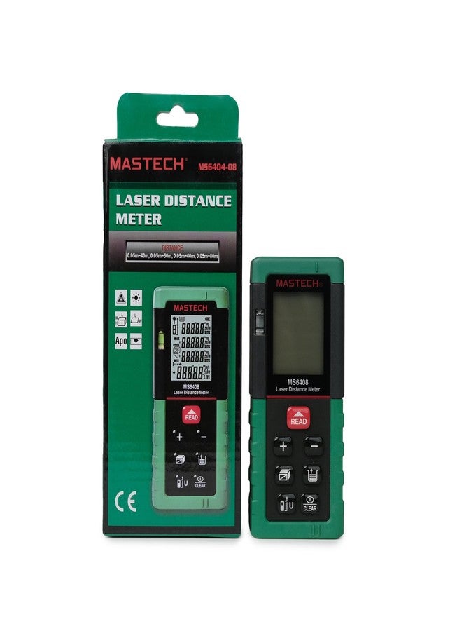MASTECH MS6408 Laser Distance Meter: Accurate and Versatile Measurement Tool - Image 3