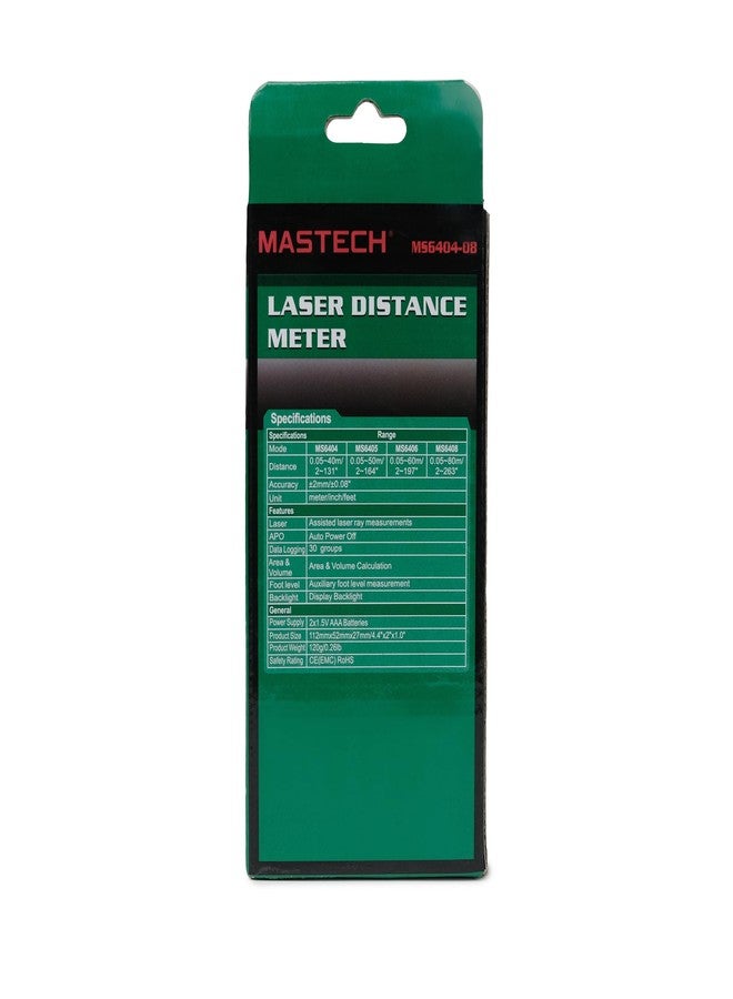 MASTECH MS6408 Laser Distance Meter: Accurate and Versatile Measurement Tool - Image 5