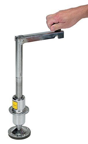 Vestil LJ-9 Steel Leveling Jack 18 In. 5000 Lb. Capacity Silver - Image 4