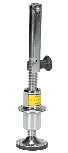Vestil LJ-9 Steel Leveling Jack 18 In. 5000 Lb. Capacity Silver - Image 1