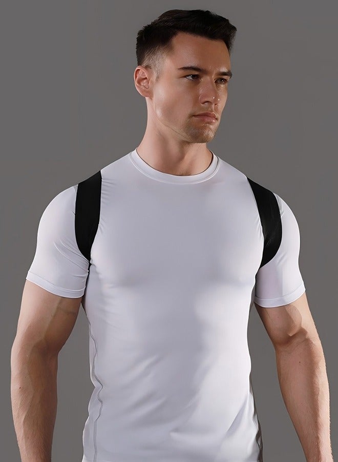 جينجبا سابورت مصحح وضعية الجسم للرجال والنساء، دعم الظهر، دعم الكتف، دعم الظهر لآلام أسفل الظهر، مصحح وضعية الجسم لتخفيف آلام الرقبة والظهر، دعم الظهر القابل للتعديل، دعم الظهر لوضعية الظهر - Image 2