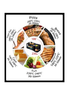 sokany 3 In 1 Multi-Functional Breakfast Machine, Non-Stick Griddle, Oven Tray, Coffee Machine 1250W SK-145 Black  - Image 4