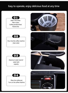 sokany 3 In 1 Multi-Functional Breakfast Machine, Non-Stick Griddle, Oven Tray, Coffee Machine 1250W SK-145 Black  - Image 5