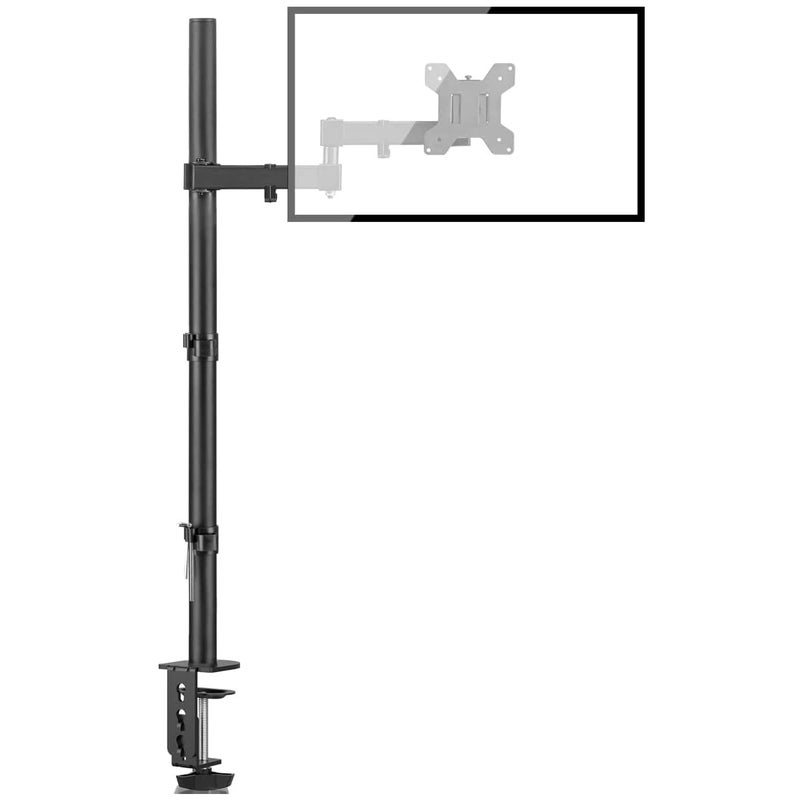 Bracwiser MD7821 PC Screen Arm for LCD LED Screen 13-32 Inches (80 cm Height), VESA 75/100 mm, 90° Rotation, 360° Stand, Stand - Image 1