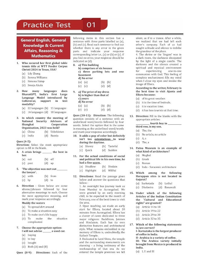 UPUMS Nursing Officer Exam Book 2024 (English Edition) | Uttar Pradesh University of Medical Sciences - 10 Full Length Mock Tests with Free Access to Online Tests  - Image 3
