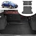 TTX LIGHTING Cargo Liner Backrest Mat Fit for Honda HRV HRV 20162022 AWD Cargo Mat with Backrest Mat Behind 2nd Row Back Seat Protector All Weather Protection Trunk Mat with Back Seat Cover HRV Accessories - Image 2