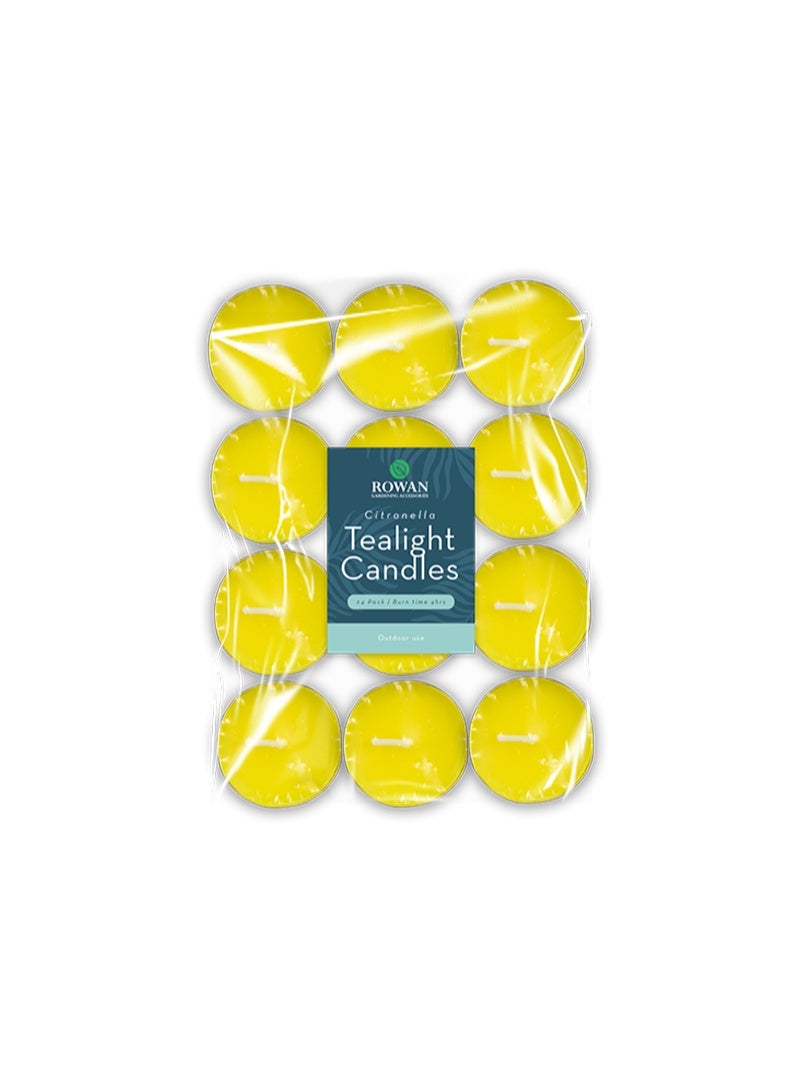 Citronella Tealight Candles - pack of 24 - Image 2
