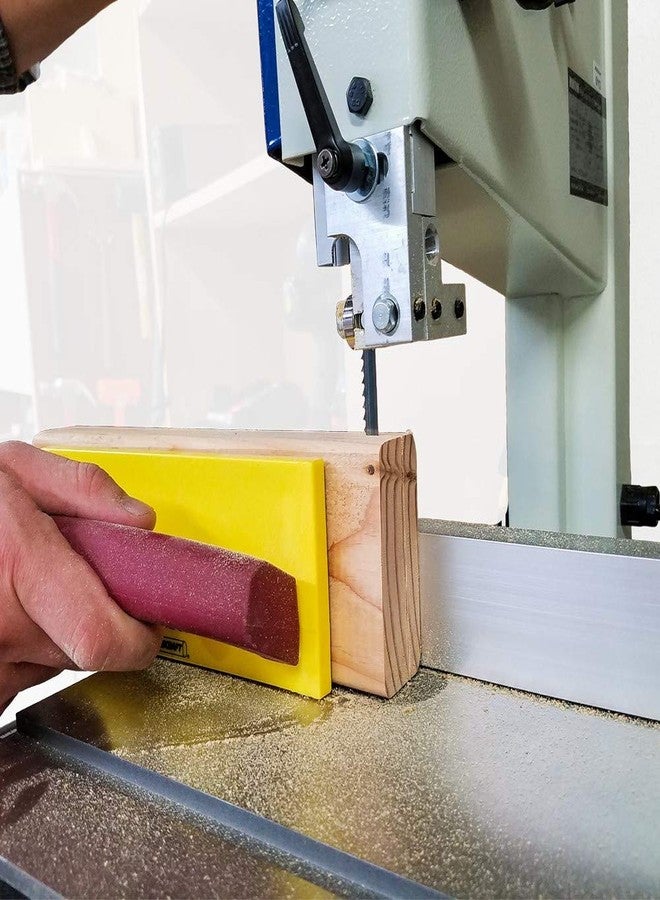 مايلكرافت Milescraft 3403 GRABBER - وحدة دفع لمنشارات الطاولة، وطاولات التوجيه، ومنشارات الشريط، والمفاصل، باللون الأصفر/الأحمر - Image 2