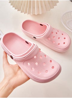 TAPIT Unisex Garden Clogs for Men Women Classic Slippers Adult Water Shoes Quick Drying Sandals for Indoor Outdoor Beach Pool (Pink)  - Image 3