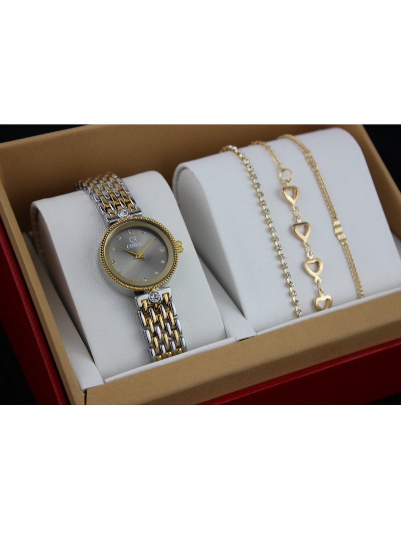Reclaim with Argireline Women's evening watch set 