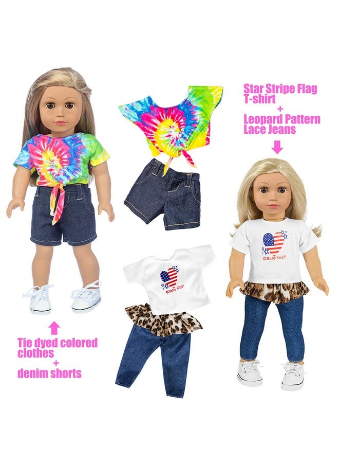 ibayda Fashion 10 Sets 18 inch Doll Clothes and Accessories Play Set inlcude Mermaid Shinning Dress Outfits Bikini Hat Handbag (No Doll) - Image 4