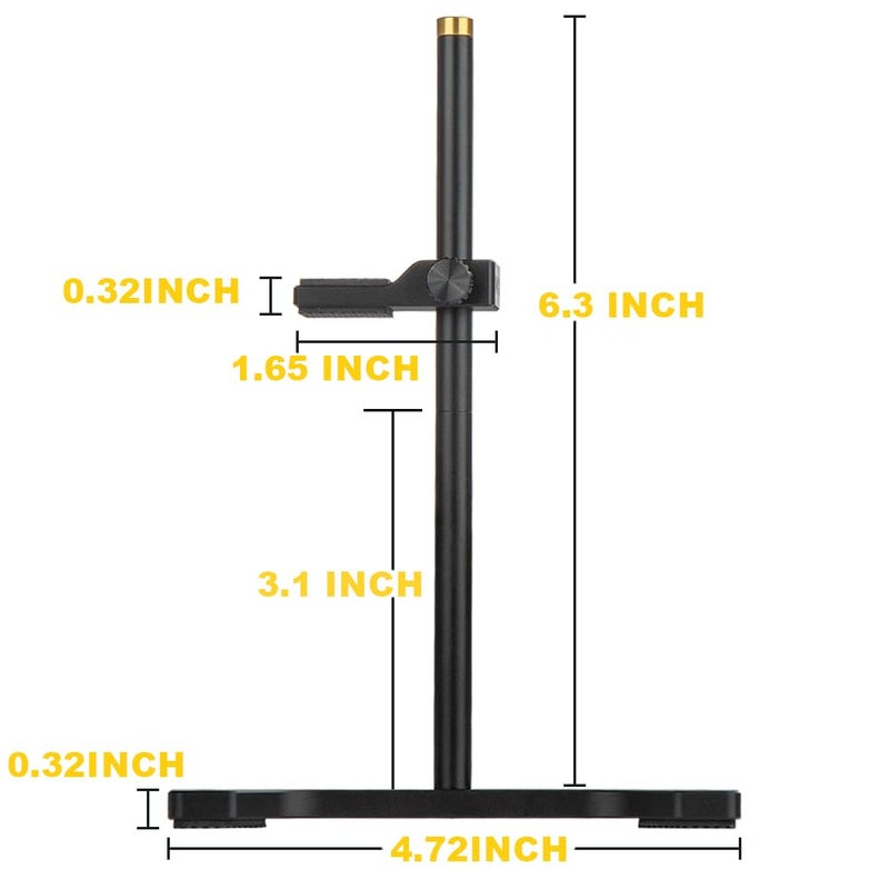 JOYJOM GPU Support Bracket, GPU Holder Stand, Adjustable GPU Sag Bracket Graphics Card Support for 12cm Fan Mount CNC Aluminum (0.63-6.3inch) - Image 4