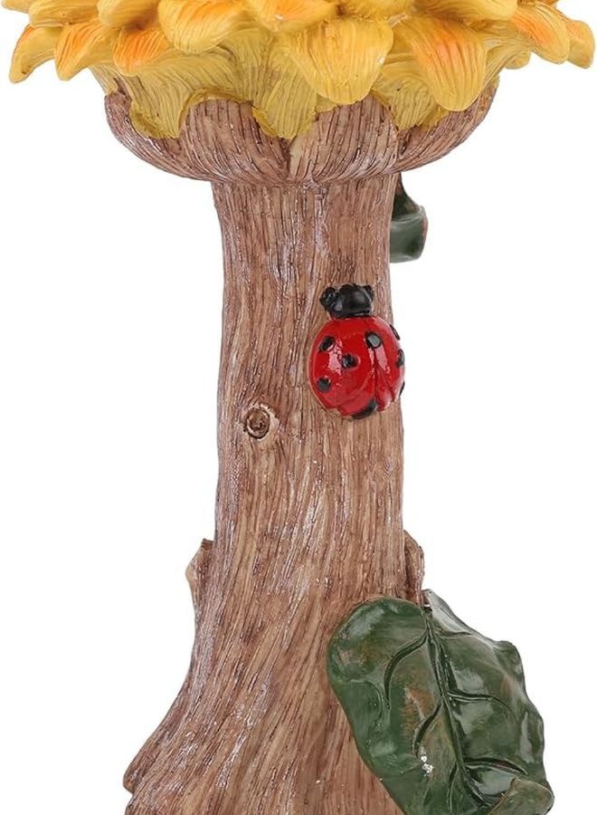 Large Capacity Sunflower Bird Bath For Garden Birds And Butterflies - Image 4