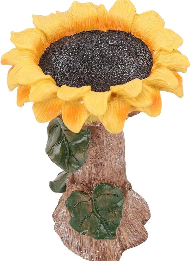 Large Capacity Sunflower Bird Bath For Garden Birds And Butterflies - Image 3
