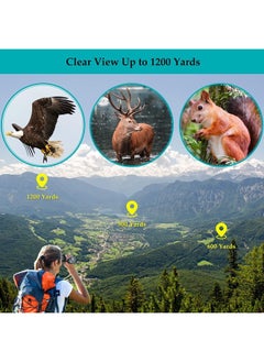 Adasion 12x56 HD Monocular Telescope with Smartphone Adapter, Upgraded Tripod, Hand Strap - High Power Monocular with Clear Low Light Vision for Star Watching - Lightweight Monocular for Bird Watching Hunting  - Image 5