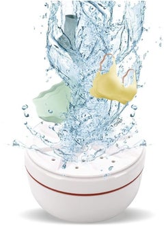 Wicofen Mini Washing Machine,Ultrasonic Turbine Washing,Machine Portable Turbo Washing Machine for Travelling,Business Trip,Camping,College Room.Turbo Washer for Cleaning Sock,Underwear,Small Rags.  - Image 1