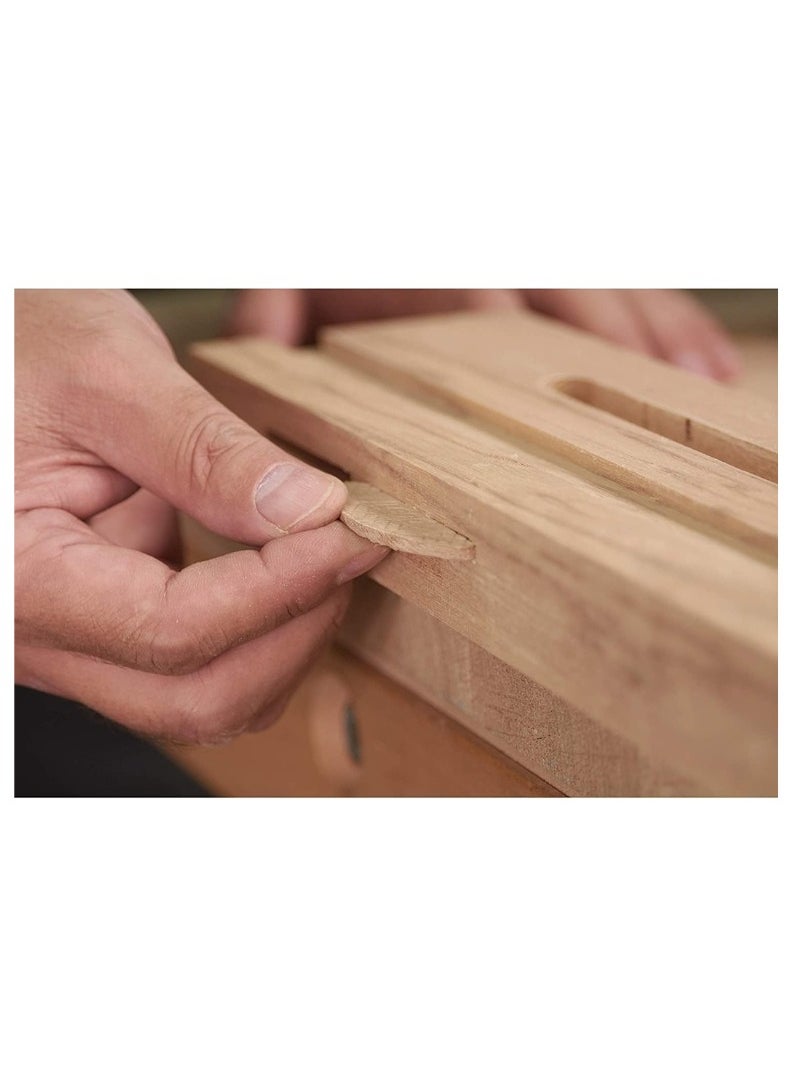KNP KNP 10mm Wood Joining Biscuits (100 Pcs) are precision-cut, high-quality compressed wood biscuits designed for strong and seamless woodworking joints.  - Image 2