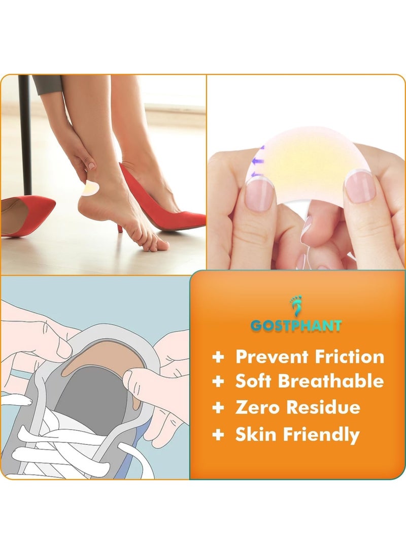 Excefore Blister Bandages, Adhesive Blister Pads, Fast Healing Hydrocolloid Gel Bandages, Blister Bandages for Feet, Shoes, Toes, Heel | Blister Prevention Tape - Assorted Sizes (15 Count Total) - Image 5