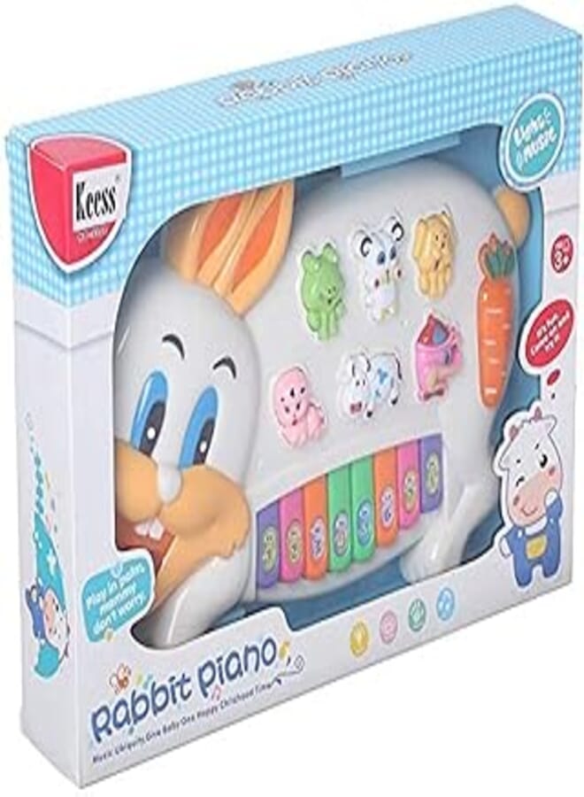 Keess Little Rabbit Piano for Kids, Multi Color