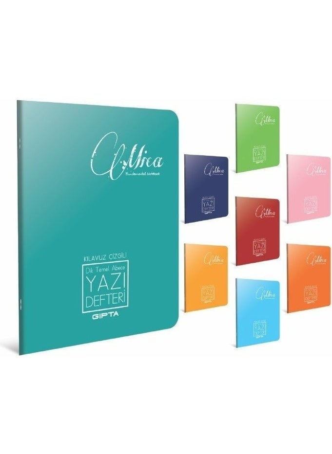 Gıpta Mica Vertical Guide Lined A4 Beautiful Writing Notebook 40Yp. 