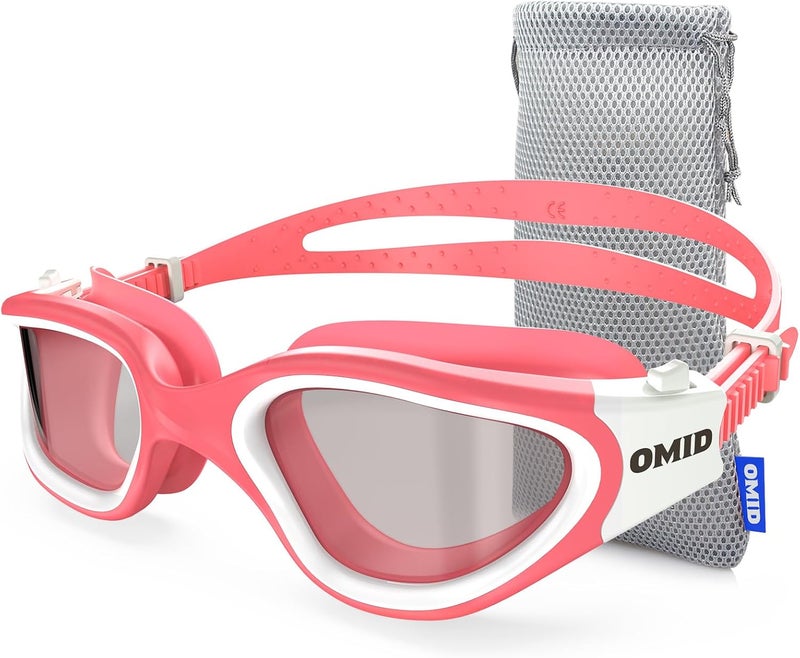 OMID Swim Goggles, P2 Polarized Swimming Goggles for Men Anti-fog Goggles Swimming for Adult Women - Image 1