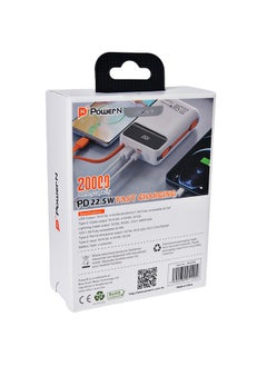 POWER N Power Bank 20000mAh with Type-C and Lightning Cables - PD/QC  - Image 2