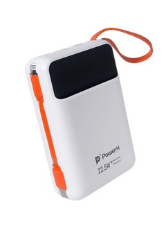 POWER N Power Bank 20000mAh with Type-C and Lightning Cables - PD/QC  - Image 4