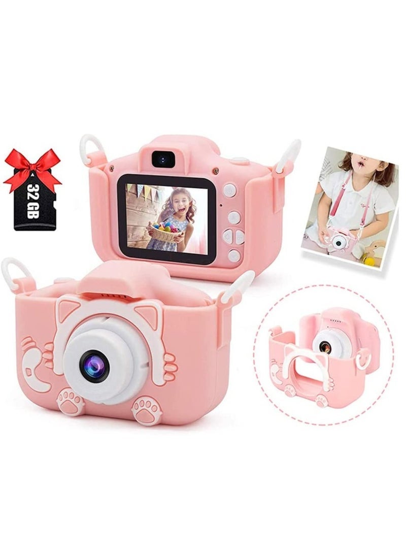 Kids Toy Digital Camera, 2021 Upgrade 1080P Dual Camera 2.0 Inches Screen 20MP HD Video Camcorder with [ 32 GB Memory Card ] Gifts for Child Boys Girls, Best Birthday Gift Games Toy - Image 1