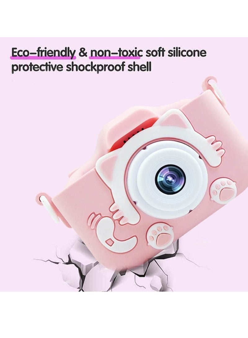 Kids Toy Digital Camera, 2021 Upgrade 1080P Dual Camera 2.0 Inches Screen 20MP HD Video Camcorder with [ 32 GB Memory Card ] Gifts for Child Boys Girls, Best Birthday Gift Games Toy - Image 4