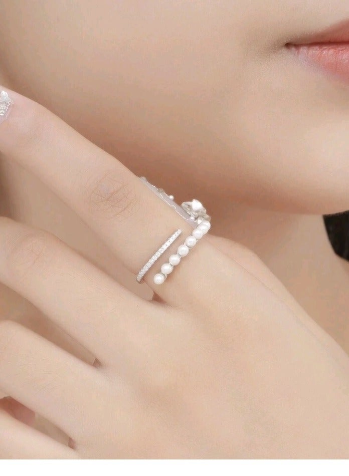 Attractives Pure 925 Sterling Silver Ring For Women One Size - Image 2